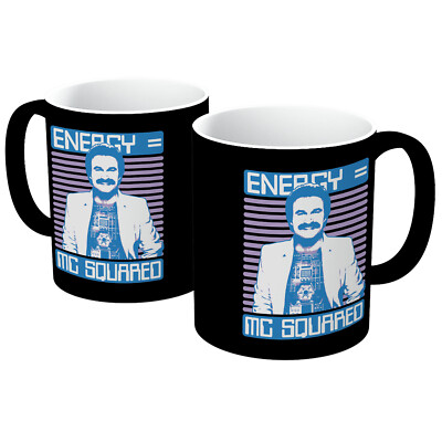 GIORGIO MORODER E = MC2 QUADRATISCHE INOFFIZIELLE DJ DISCO IKON TASSE IN VERSCHIEDENEN FARBEN