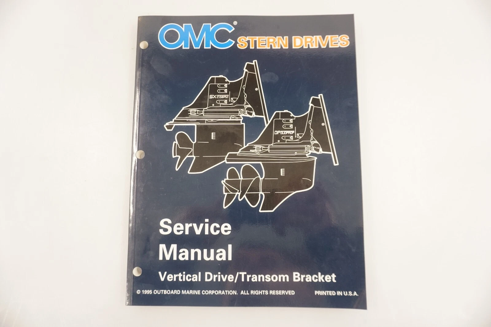 1995 OMC OEM Stern Drives Vertical Drive / Transom Bracket Service Manual 507142