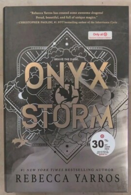ONYX STORM Deluxe Limited Collector's Edition TARGET EXCLUSIVE HARDCOVER IN HAND