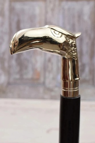 Bastón Cabeza Águila - Bastón Aluminio y Madera - Elegante Regalo para Grandfath