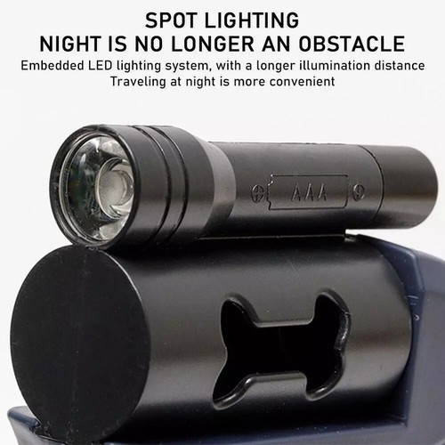 Guinzaglio Doppio Retrattile per Animali Domestici Guinzaglio 360 Girevole Riflettente Doppio Guinzaglio da Passeggio per Cani - Foto 7 di 12