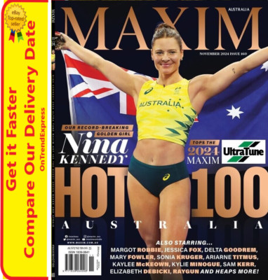MAXIM Australia Magazine November 2024 Issue 160 Nina Kennedy Australia Hot 100