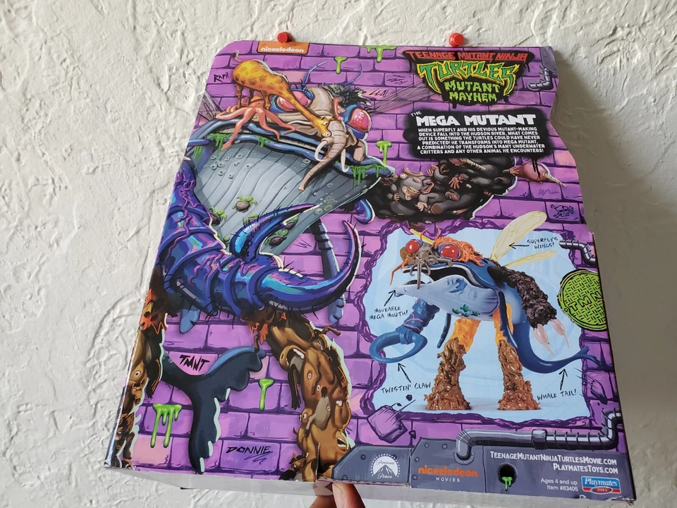 Figura de acción exclusiva Teenage Mutant Ninja Turtles Mutant Mayhem The Mega Mutant Foto 3 de 4