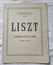 Liszt - Liebestraume - Dreams of Love - Augener's Edition