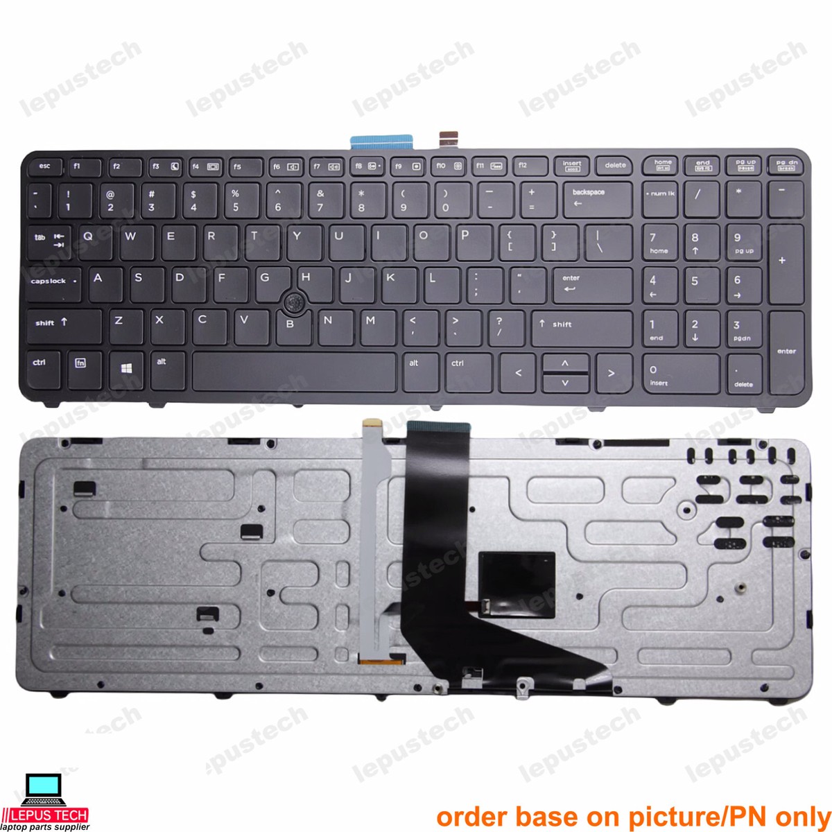 HP ZBOOK 15 G1 G2 ZBOOK 17 G1 G2 SK7123BL backlit US