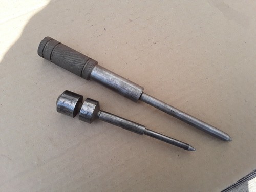 Handmade Steel Punches 2 Pcs Vintage Metal Working Hand Tools Mechanics Autobody