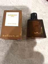 Burberry Hero EDP Eau DE Parfum 0.16 fl oz/5 ml Travel Splash Mini NIB Free Sh