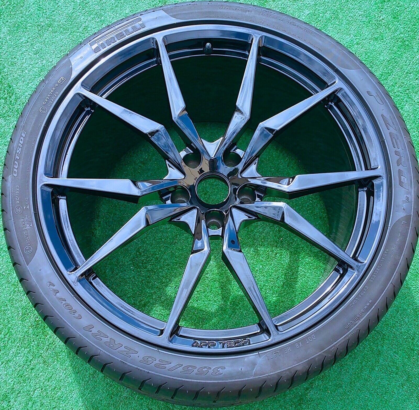 4 Factory Lamborghini Aventador Wheels Tires Caps TPMS LP720 OEM Dione 20 21 Set