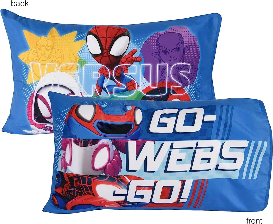 Juego de sábanas para niños pequeños Marvel Spidey & His Amazing Friends - Juego de ropa de cama de 3 piezas Foto 3 de 4