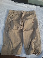 VTG Y2K Nike Womens Long Cargo Shorts Beige Size UK16 Brand New