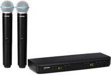 Shure Blx288/beta 58a Wireless Microphone - Black Blx288/b58 Uhf Usa Good