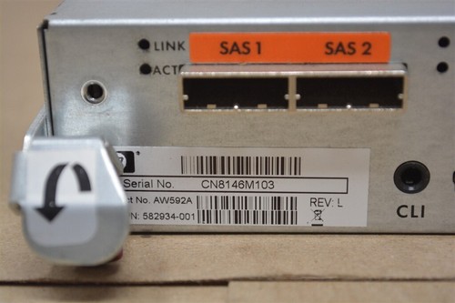 HP P2000 G3 AW594A SAS Dual Controller SFF Modular Smart Array SEE NOTES - Picture 8 of 8