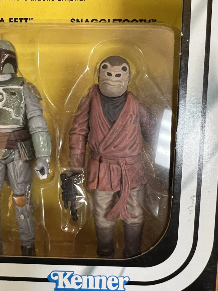 Juego de figuras de acción especiales de villanos de Star Wars Boba Fett Snaggletooth Sand People Foto 4 de 4