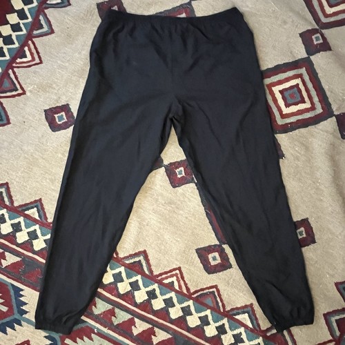 Vintage 90s Converse Pants Mens XL Black Nylon - Picture 5 of 12