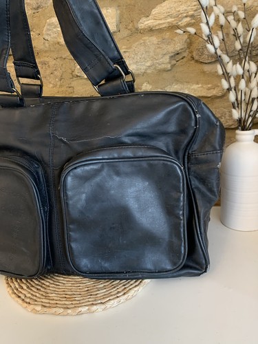 Diesel Only The Bag Mens Black Weekender Travel Bag Cabin Gym Holiday - Picture 3 of 22