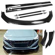 Front Bumper Lip Body Kit Spoiler Splitter For Hyundai Elantra 2000- Side Skirt