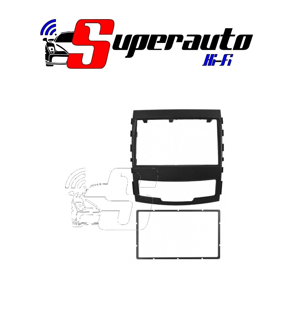 Kit Installazione 2DIN Phonocar 03594 per Ssangyong Korando Nero