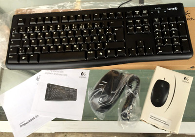 Logitech Computertastertur mit Maus Keyboard K 120 for Buisness NEU in OVP