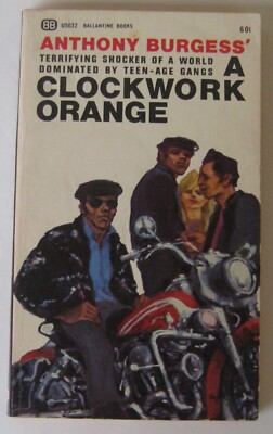 A Clockwork Orange Anthony Burgess PB 1st Ballantine (1965) stamp