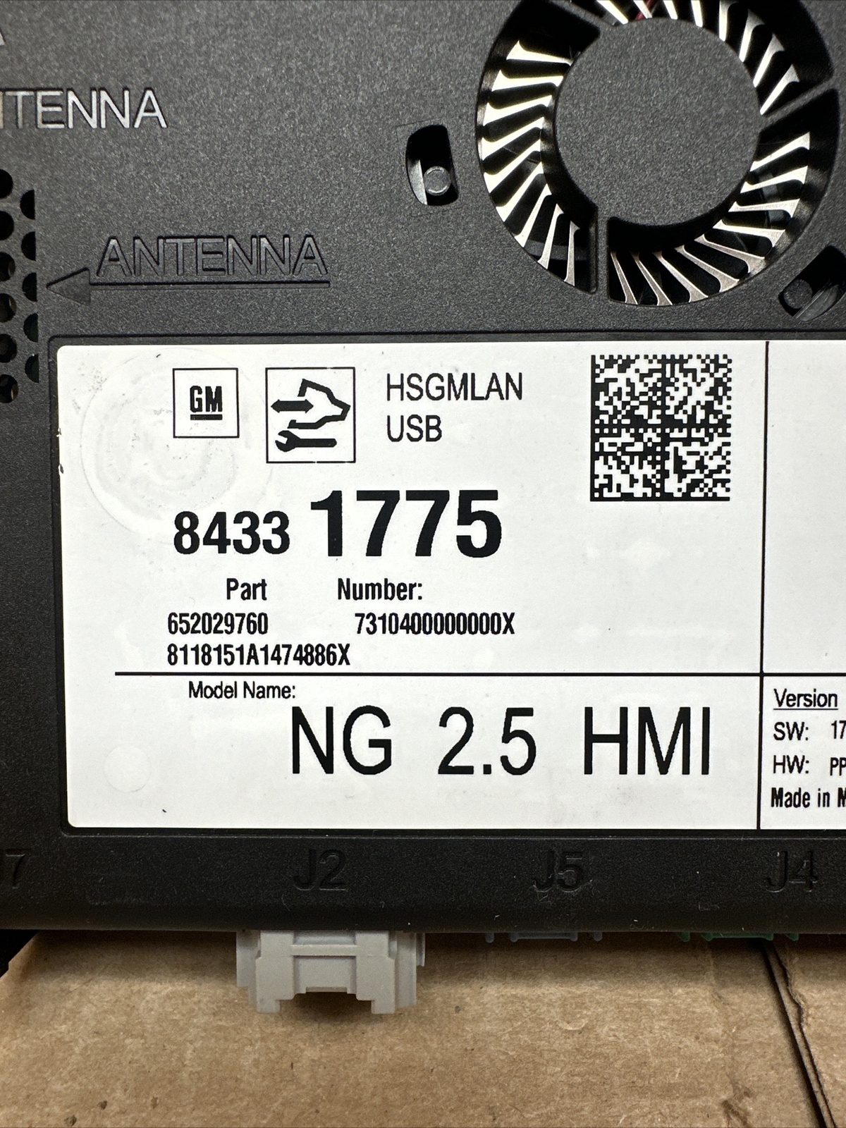 2015-2018 GM OEM 2.5 HMI HUMAN MACHINE INTERFACE CONTROL MODULE ...