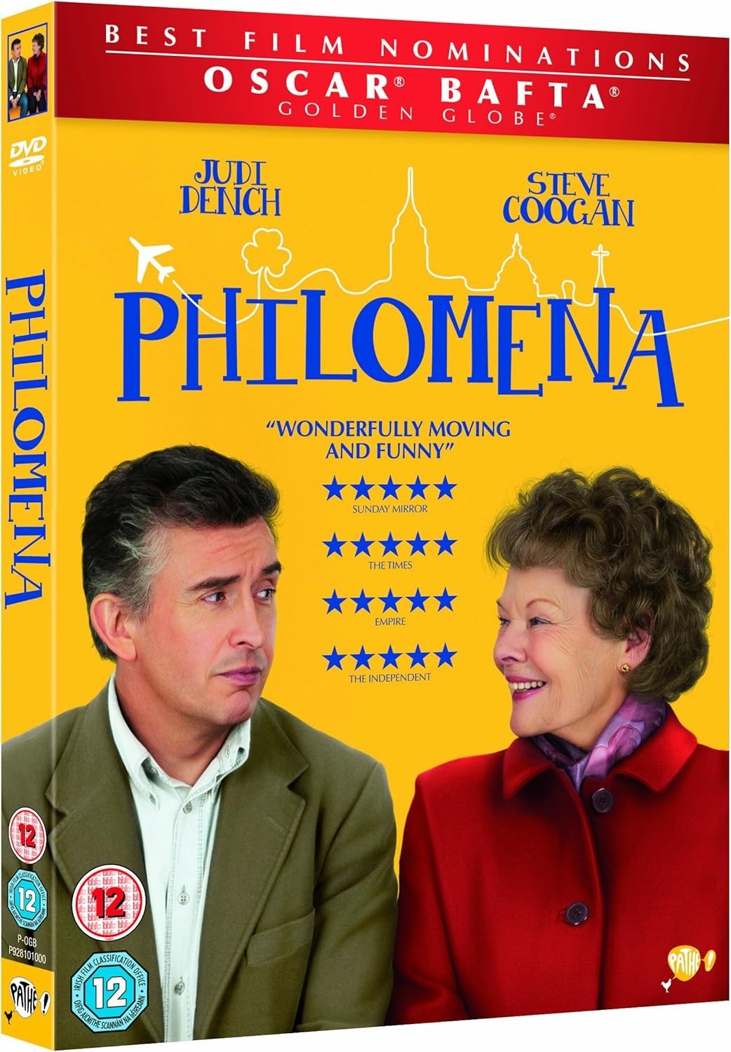 Philomena DVD 2013 Judi Dench Steve Coogan Region 2 PAL 5060002837412  NEW
