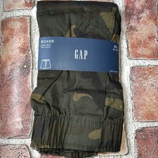 GAP Mens X-LARGE 38-40 Camouflage Boxers ~ NWT