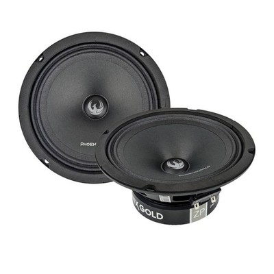 Phoenix Gold ZP65 6,5 Zoll Pro Audio Mittelton Paar 4 Ohm 175 W RMS Verbundkegel