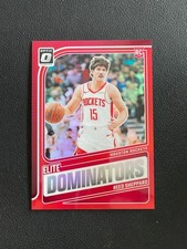 Reed Sheppard 2024-25 Panini Donruss Optic RC Elite Dominators Red /99 #5