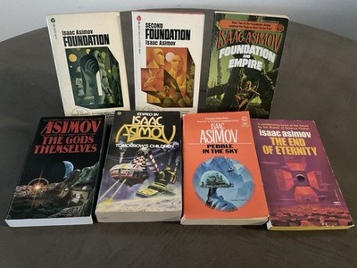 Issac Asimov Paperback Lot (7) The Foundation Series - The End of Eternity-