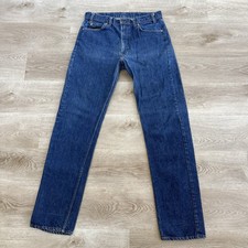 Vintage 70s Levi s 505-0217 Orange Tab 8 USA MADE Denim Jeans ACTUAL Sz 34x36