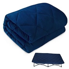 Sheet for Regalo My Cot Portable Toddler Bed, Joovy 48x24.5 Standard Navy Blue
