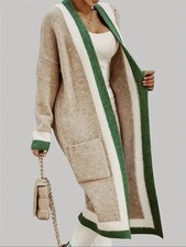        Casual Long-Sleeve Sweater Cardigan with pockets
