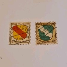 Franz.Zone Allgemeine Ausgabe Nr.4,5  farbfrisch
