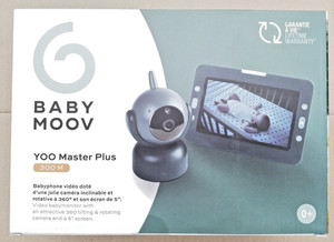 Babymoov 5" YOO Master Plus 360-degree Baby Video Monitor