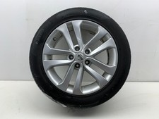 NISSAN JUKE MK1 F15 17" INCH ALLOY WHEEL WITH BAD TYRE 2010-2019