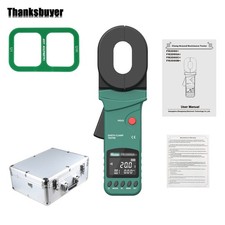 FR2000A+ 0.01-200ohm Utility Clamp Ground Resistance Tester Clamp Meter