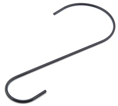 3 Pack 12 Inches Tree Branch Hooks,S Shape Hooks - Metal 12 Inch, Black 