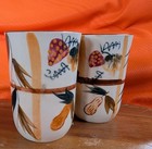 Vintage 1960s Masco Mid-Century Hand-Painted Abstract Tropicana Pitcher and Cups — photo 5