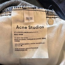 Acne Studios男式棉质32英寸内缝牛仔裤| eBay