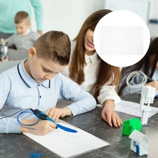 10 Pcs Transparent Drawing Board Reusable Stencil Crafts Plastic Stencils