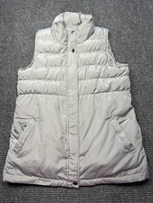 J. Jill Vest Womens XS Gray Down Puffer Quilt...