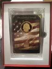 POTUS- Authentic Relic And Coin. President James Buchanan. 03/76