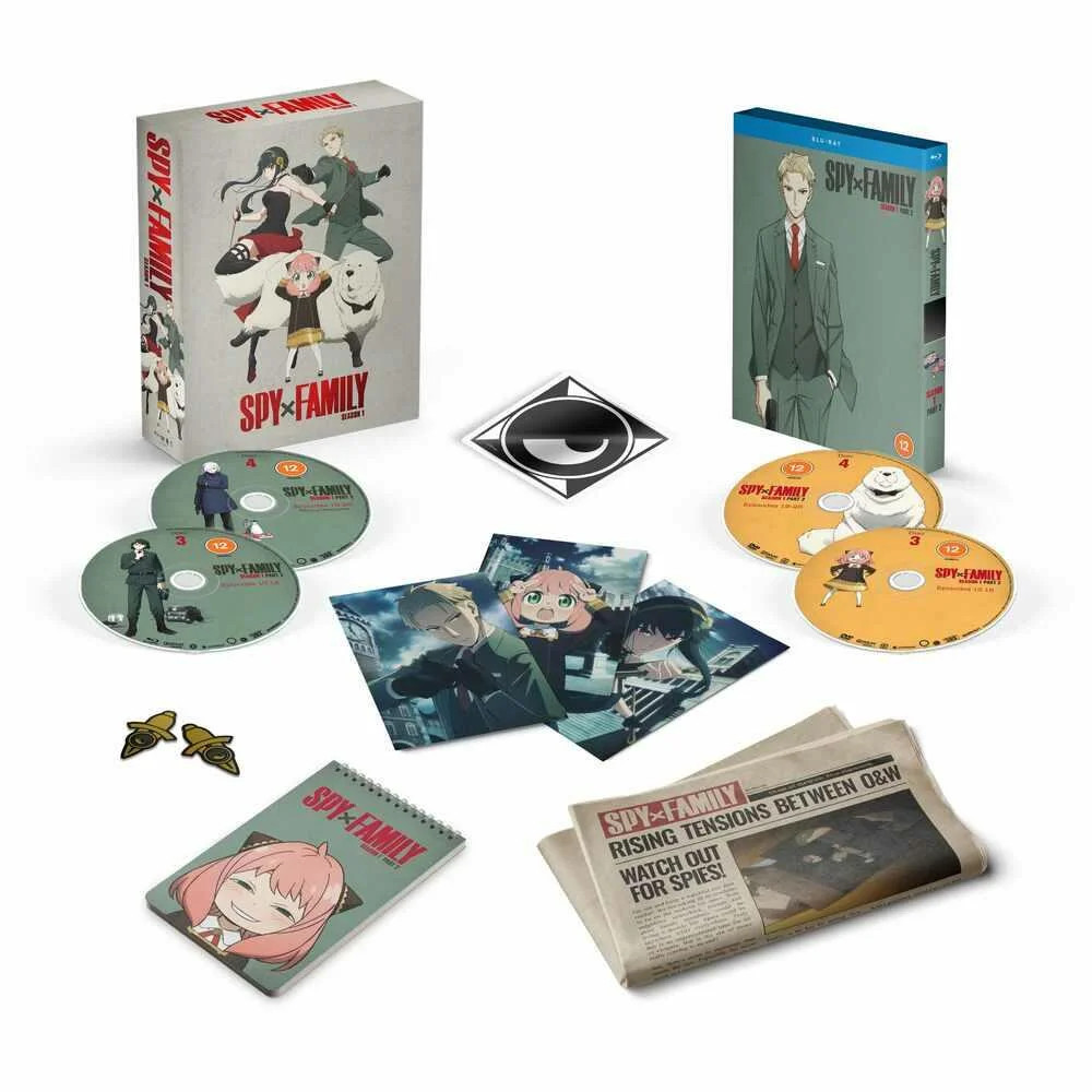 Spy x Family Season 1 Part 2 Limited Edition Blu-Ray + DVD