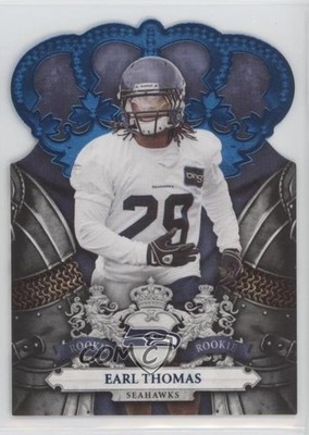 2010 Panini Crown Royale Blue 13/100 Earl Thomas III #133 Rookie RC 0ee0