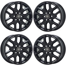 20 Toyota Sequoia Tundra Gloss Black Wheels Rims Factory Oem Set 75277 Exchange 20 Toyota Sequoia Tundra Gloss Black Wheels Rims Factory Oem Set 75277 Exchange