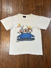 Vintage Looney Tunes Changes Shirt 80s Cartoon Bugs Bunny Taz Youth Large