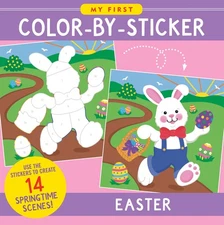 My First Color-by-Sticker Book - Easter - paperback Peter Pauper Press