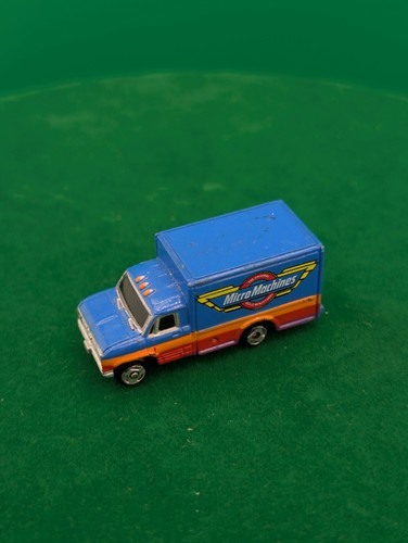 Micro Machines Logo Box Truck Blue - Picture 2 of 13
