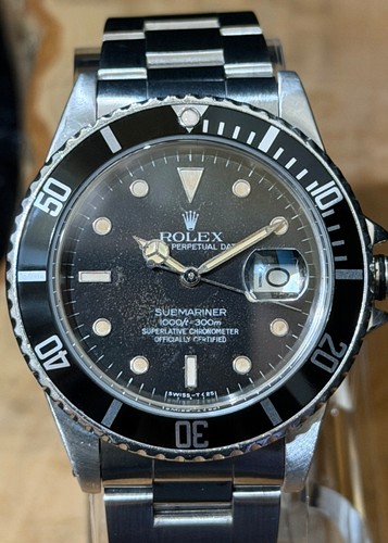 1982 ROLEX SUBMARINER 16800 vintage 7.2 serial matte Tritium P...