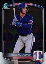 2025 Bowman #BCP-72 Paulino Santana Chrome Prospects